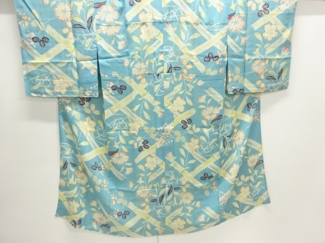 Japanese Kimono / Chirimen Kinsha Silk